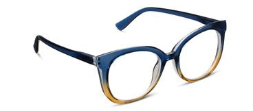 Catch a glimmer of joy every time you glance in the mirror with our Fiona frames, where playful ombré gradients become your daily dose of dopamine. The subtly rebellious Blue/Amber Ombré that transitions like a perfect sunset, these oversized frames transform the ordinary into micro-moments of colorful rebellion. Fiona isn't just eyewear—it's your personal good luck charm in a world craving more brightness.