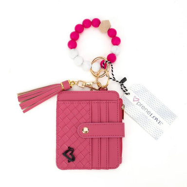 This versatile wristlet keychain combines style with functionality, featuring BPA-free silicone and natural wooden beads that keep your keys within easy reach while leaving your hands free. The attached card case securely holds credit cards and your driver's license, plus includes a zippered compartment for coins and loose change. Perfect for on-the-go convenience, this trendy accessory delivers practical organization wrapped in an undeniably cute design that complements any outfit.

Details:


Card Wallet 