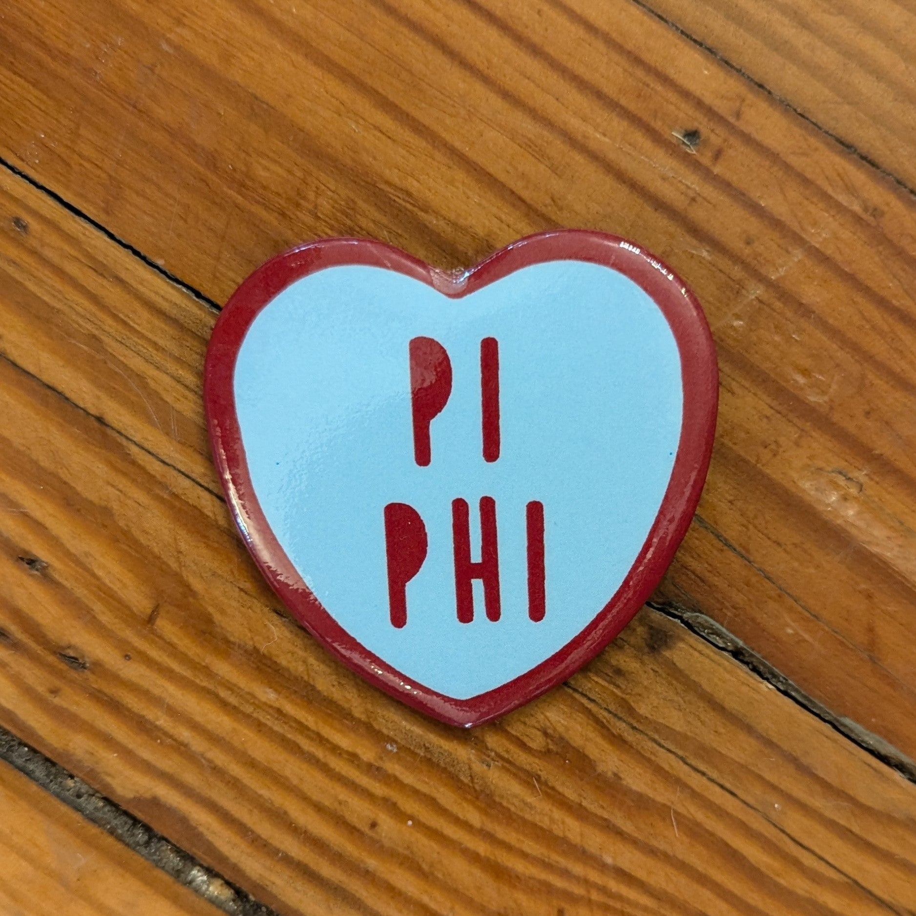 Sorority Heart Buttons / Pins