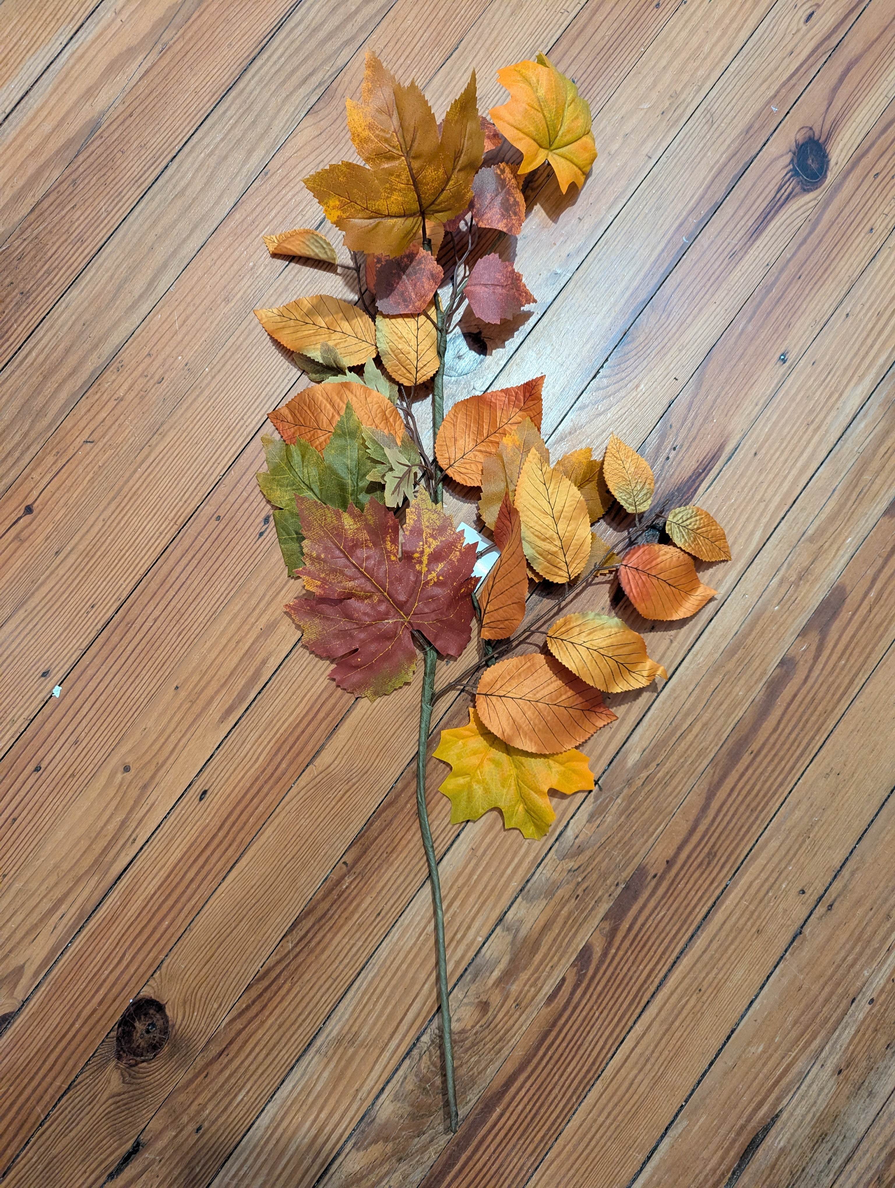 Fabric Maple Leaf Autumn Spray