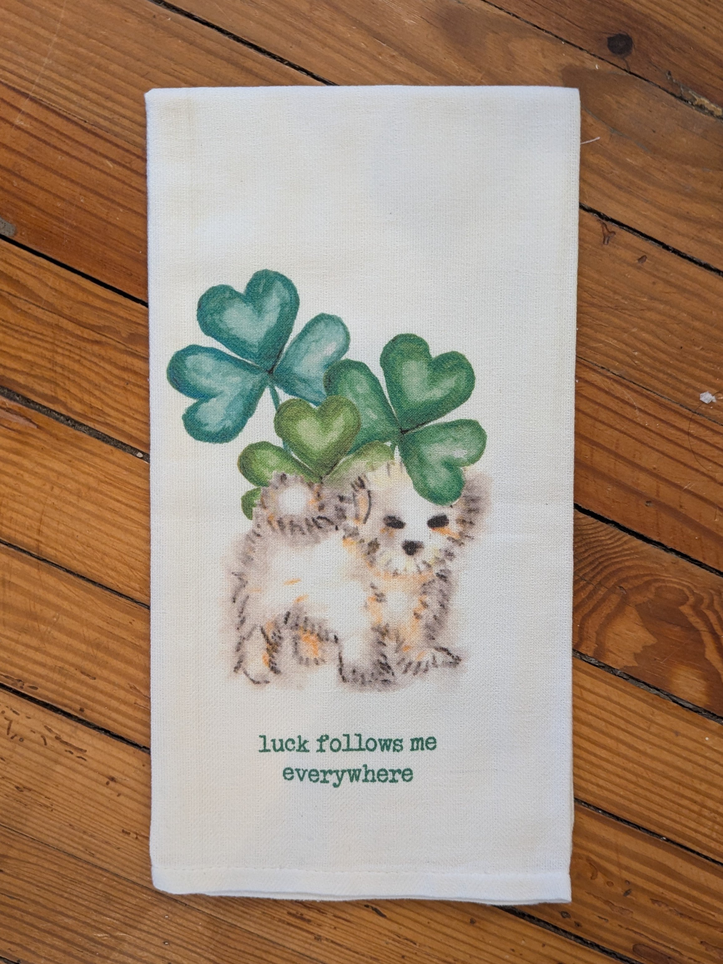 Irish / Clover / St. Patrick's Day Tea Towels