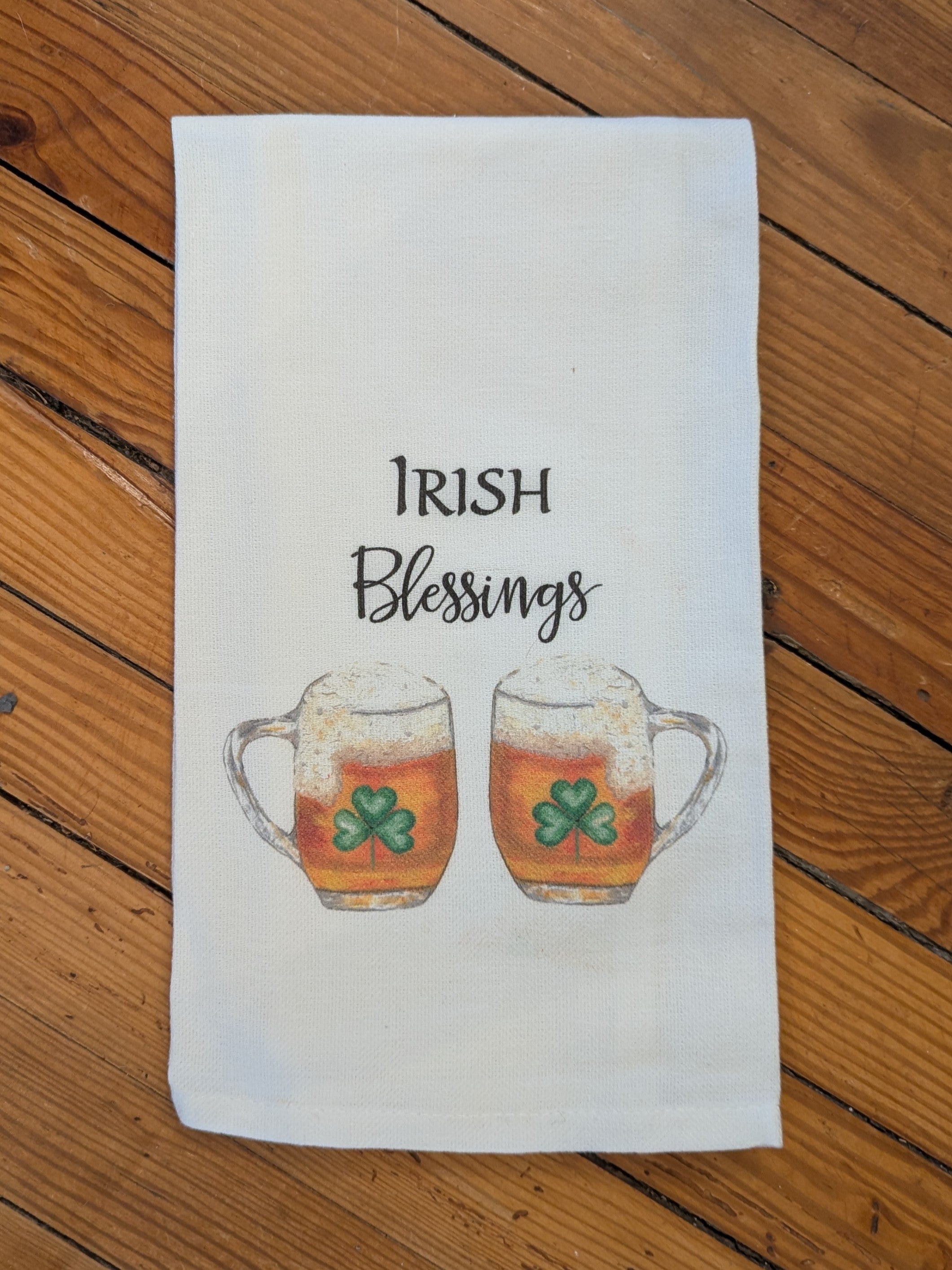 Irish / Clover / St. Patrick's Day Tea Towels