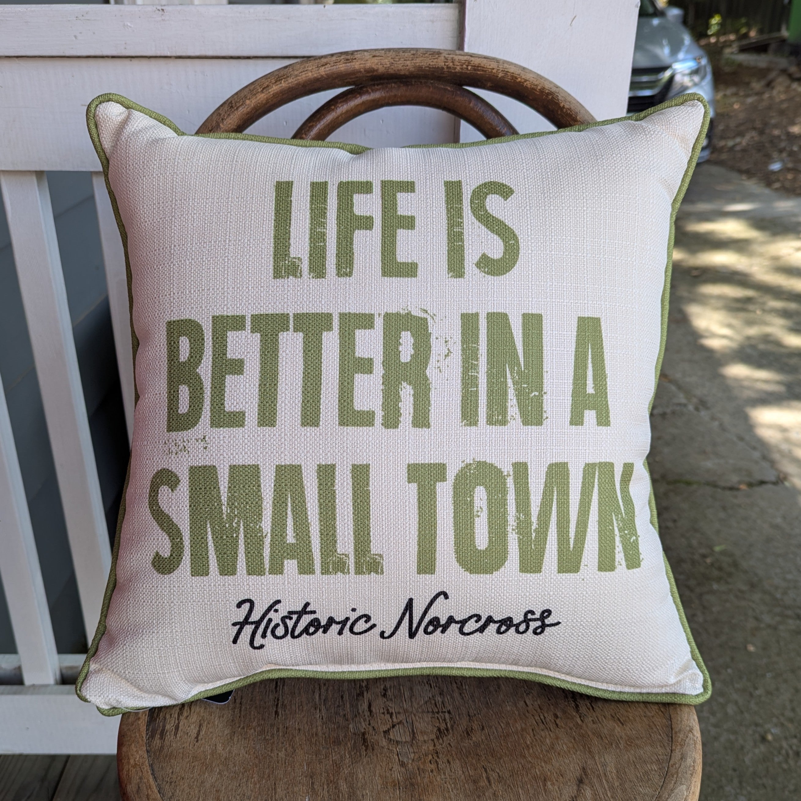 Small Town - Square Pillows