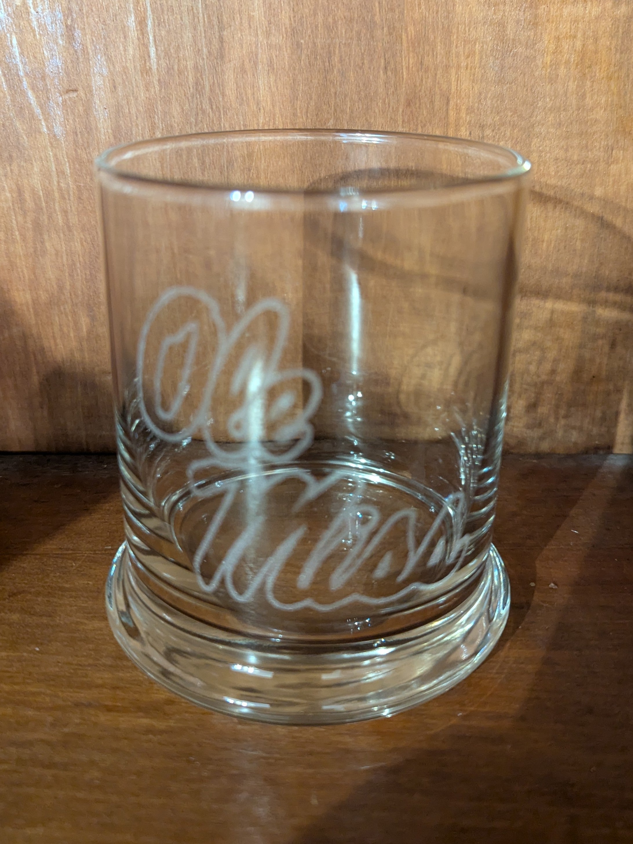 Engraved Rocks & Stemless Wine Glasses