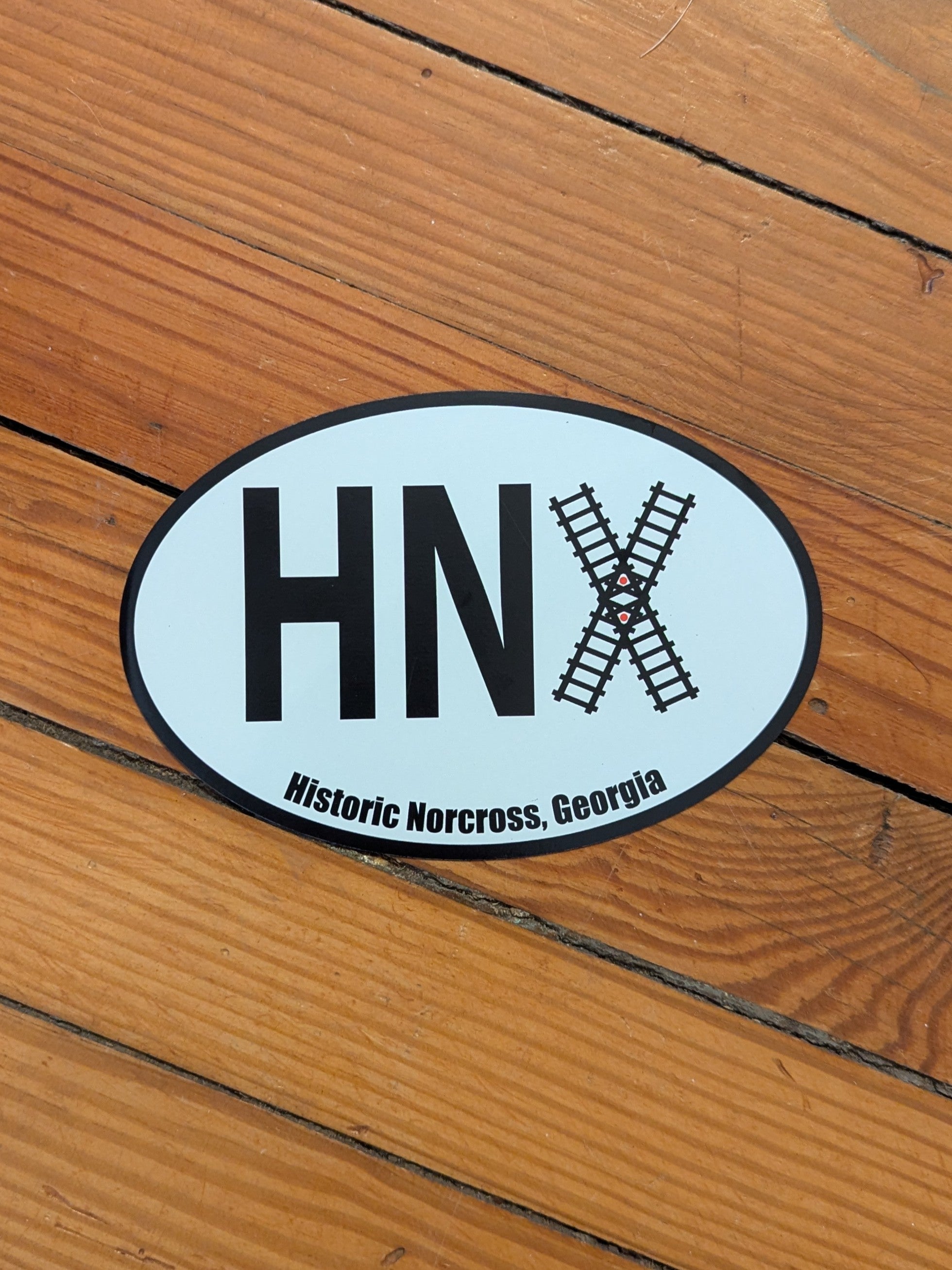 Historic Norcross Georgia Train Crossing Magnets