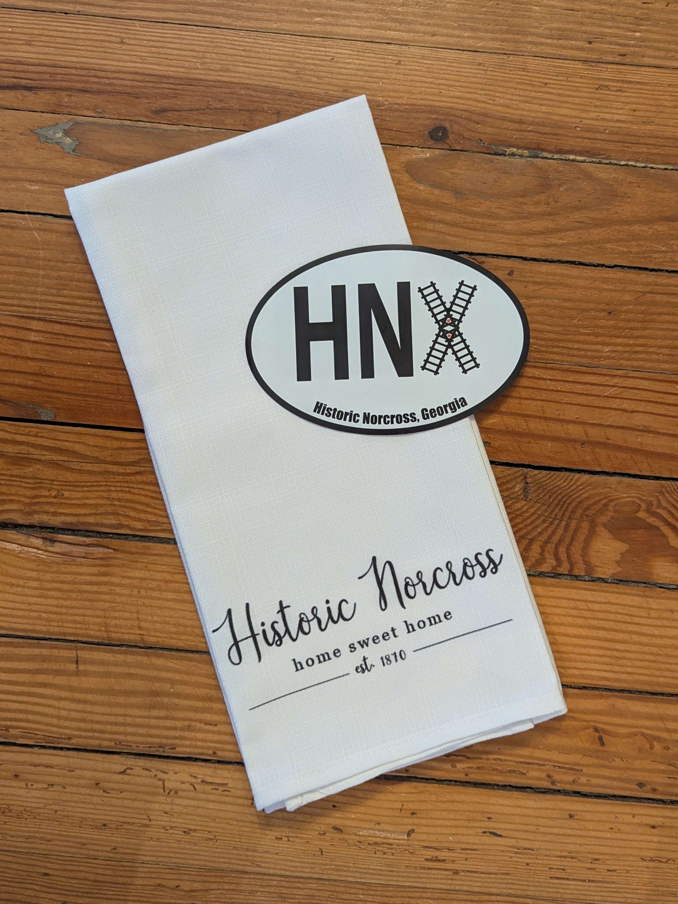 Historic Norcross Georgia Train Crossing Magnets