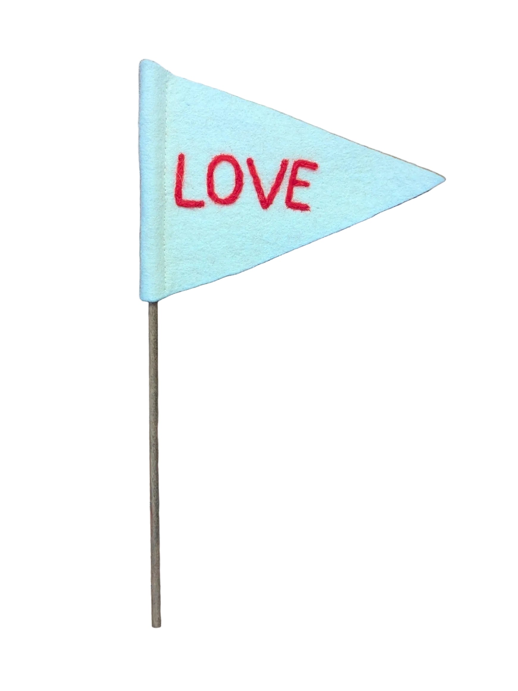 Valentines Felt Flags