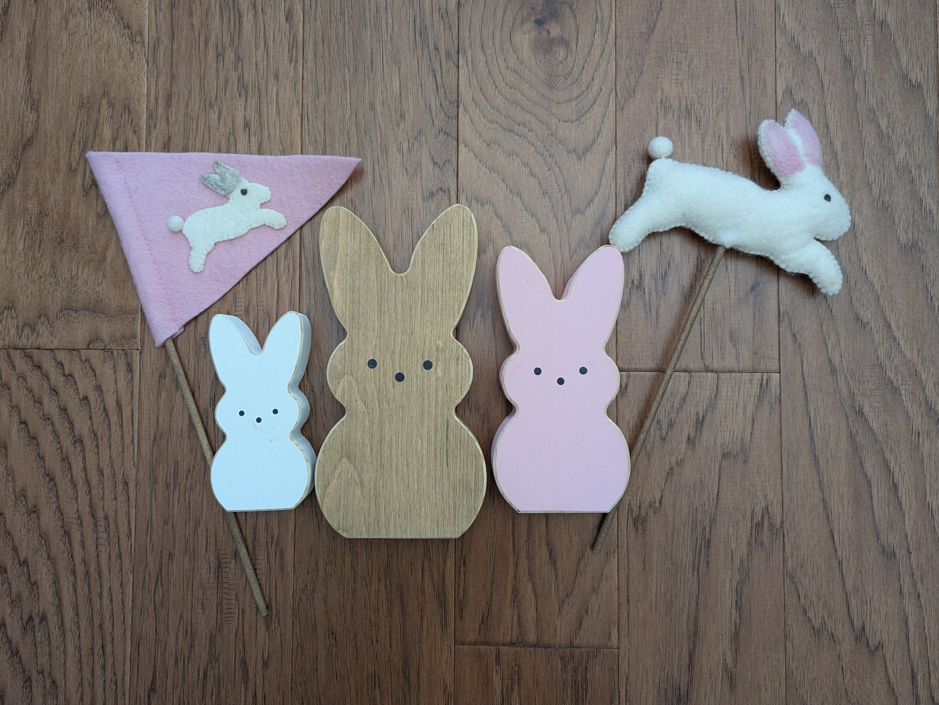 Standing Wood Bunnies