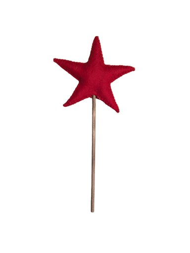 Celebrate America's independence with vibrant felt Stars that bring festive spirit to any space. Each star is in a bold patriotic colors, perfect for displaying during Fourth of July festivities. Lightweight and durable, these charming stars are mounted on sticks for versatile decorating options. Pair them with our Finial Stands to create an elegant, coordinated display that captures the essence of the holiday. Whether adorning your porch, garden, or indoor spaces, these felt flags add authentic patriotic c