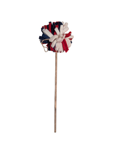 Celebrate America's independence with our Red, White and Blue Patriotic Bursts that bring festive spirit to any space. Each one is in bold patriotic colors, perfect for displaying during Fourth of July festivities. Lightweight and durable, these&nbsp; are mounted on sticks for versatile decorating options. Pair them with our Finial Stands to create an elegant, coordinated display that captures the essence of the holiday. Whether adorning your porch, garden, or indoor spaces, these felt flags add authentic p