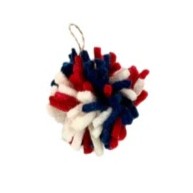 4th of July Felt Ornaments