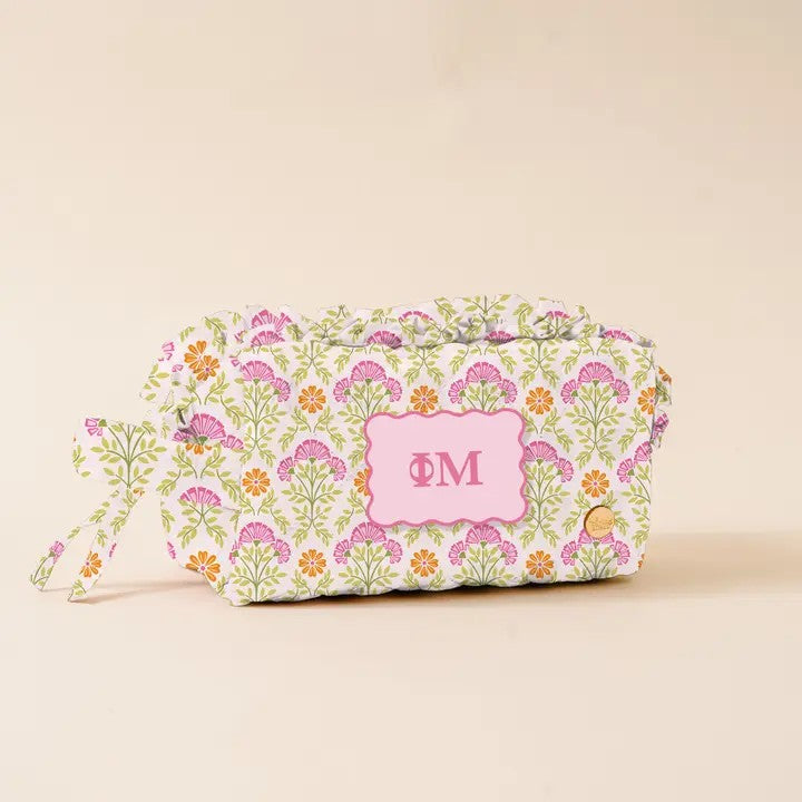 Sorority Quilted Cosmetic/Toiletry Bag