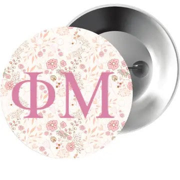 Sorority Heart Buttons / Pins