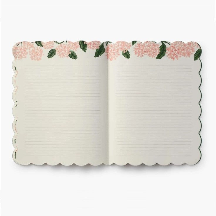 Pink Hydrangea 12-Month Academic Calendar (26-27)