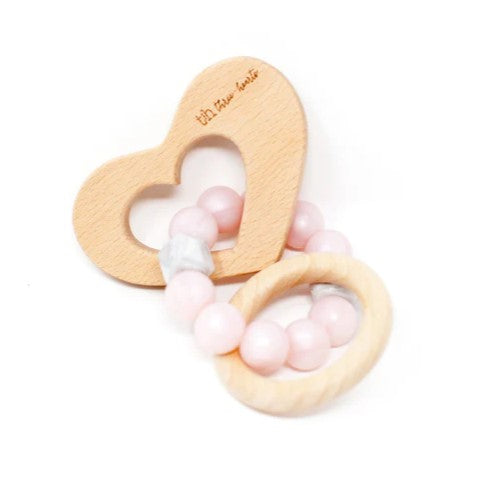 Heart Rattle and Teether