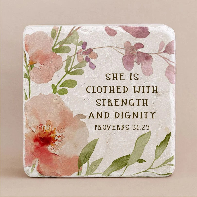 Scripture Marble Stone - Small