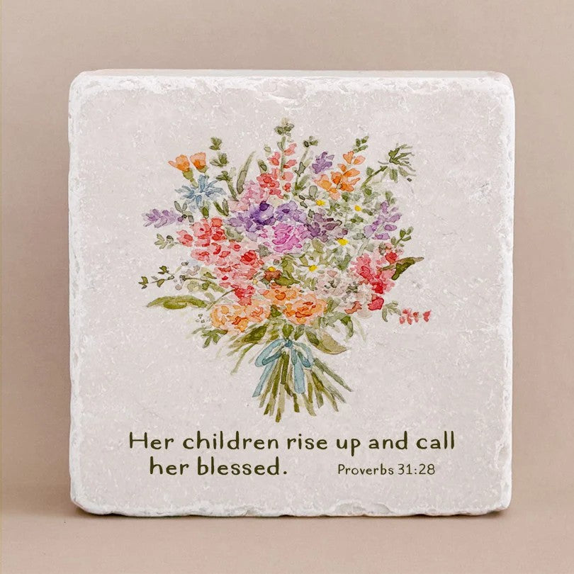 Scripture Marble Stone - Small