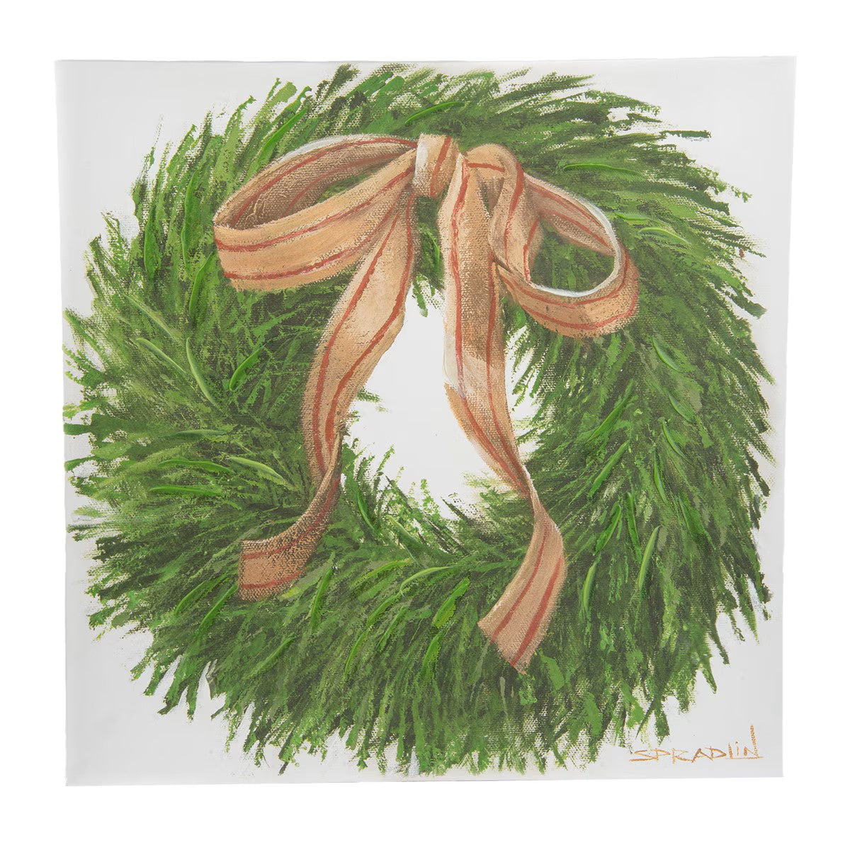 Gallery Cedar Wreath Canvas