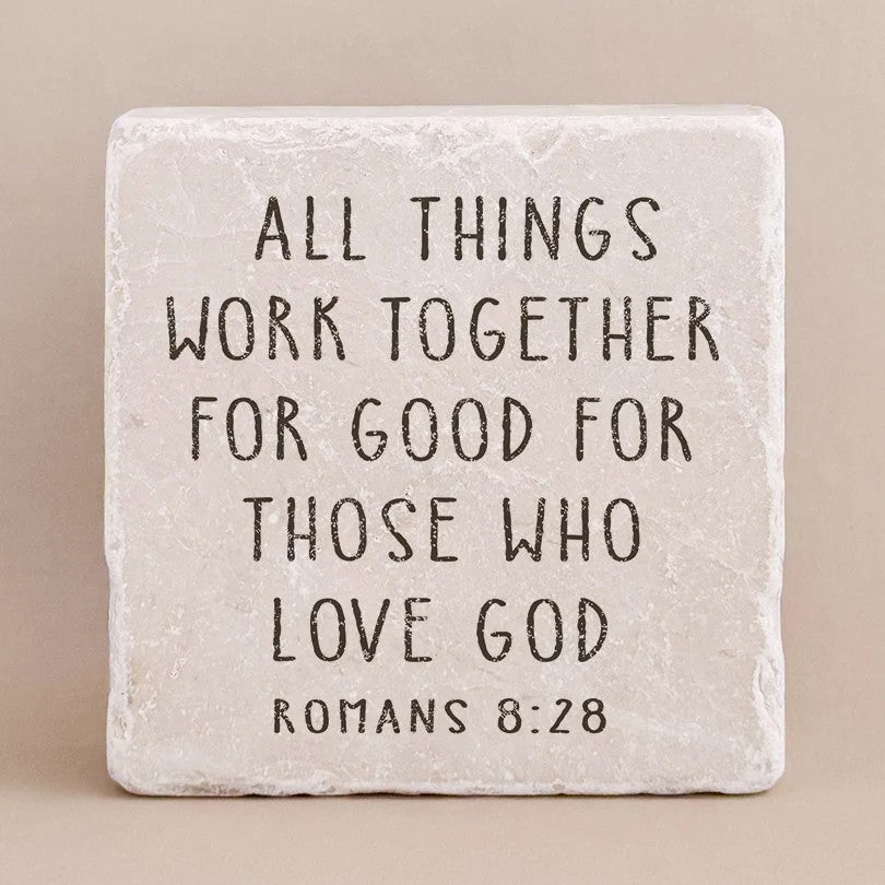 Scripture Marble Stone - Small