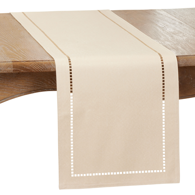 Solid Hemstitch Table Runners