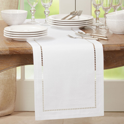 Solid Hemstitch Table Runners