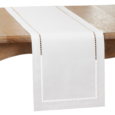 Solid Hemstitch Table Runners