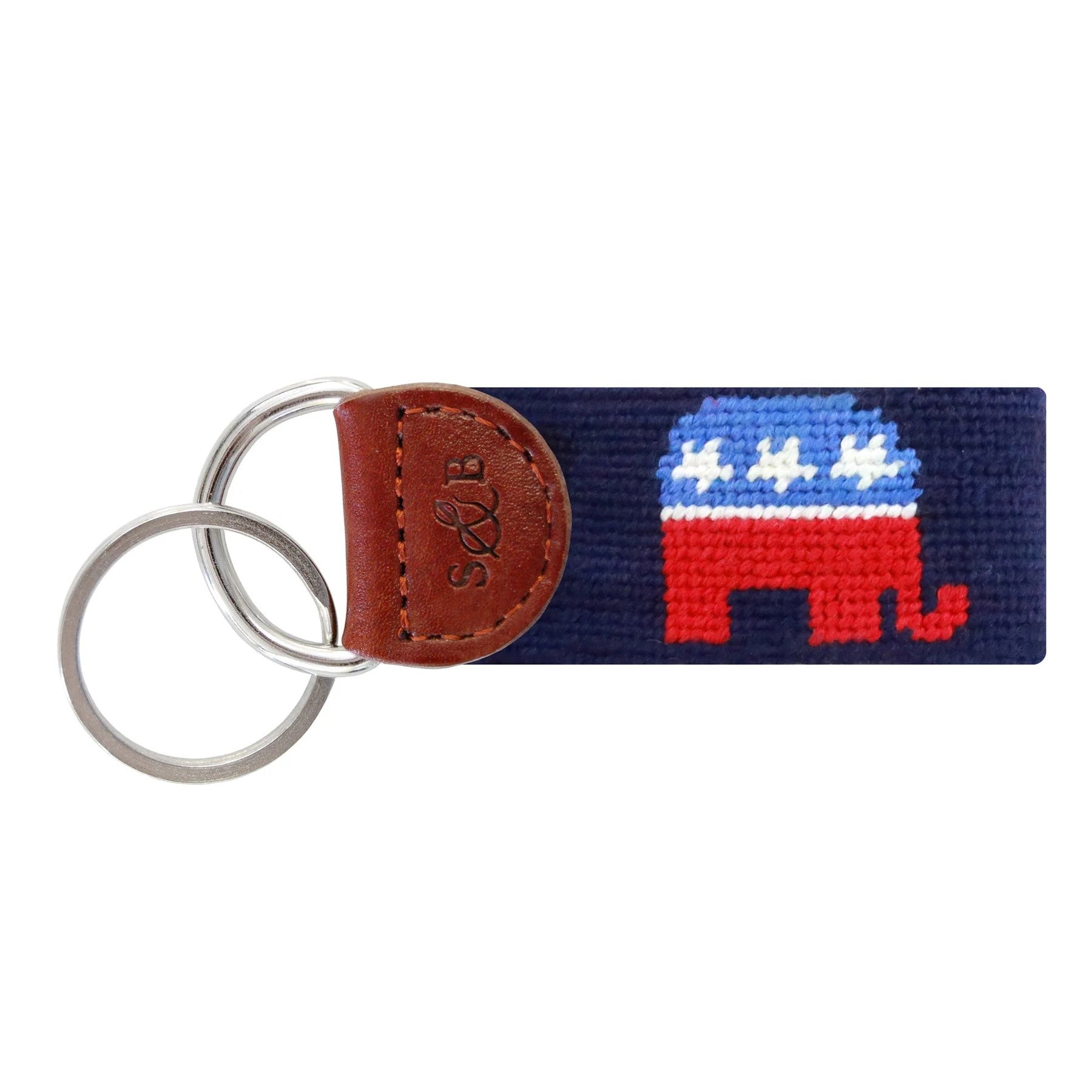 Needlepoint Key Fob