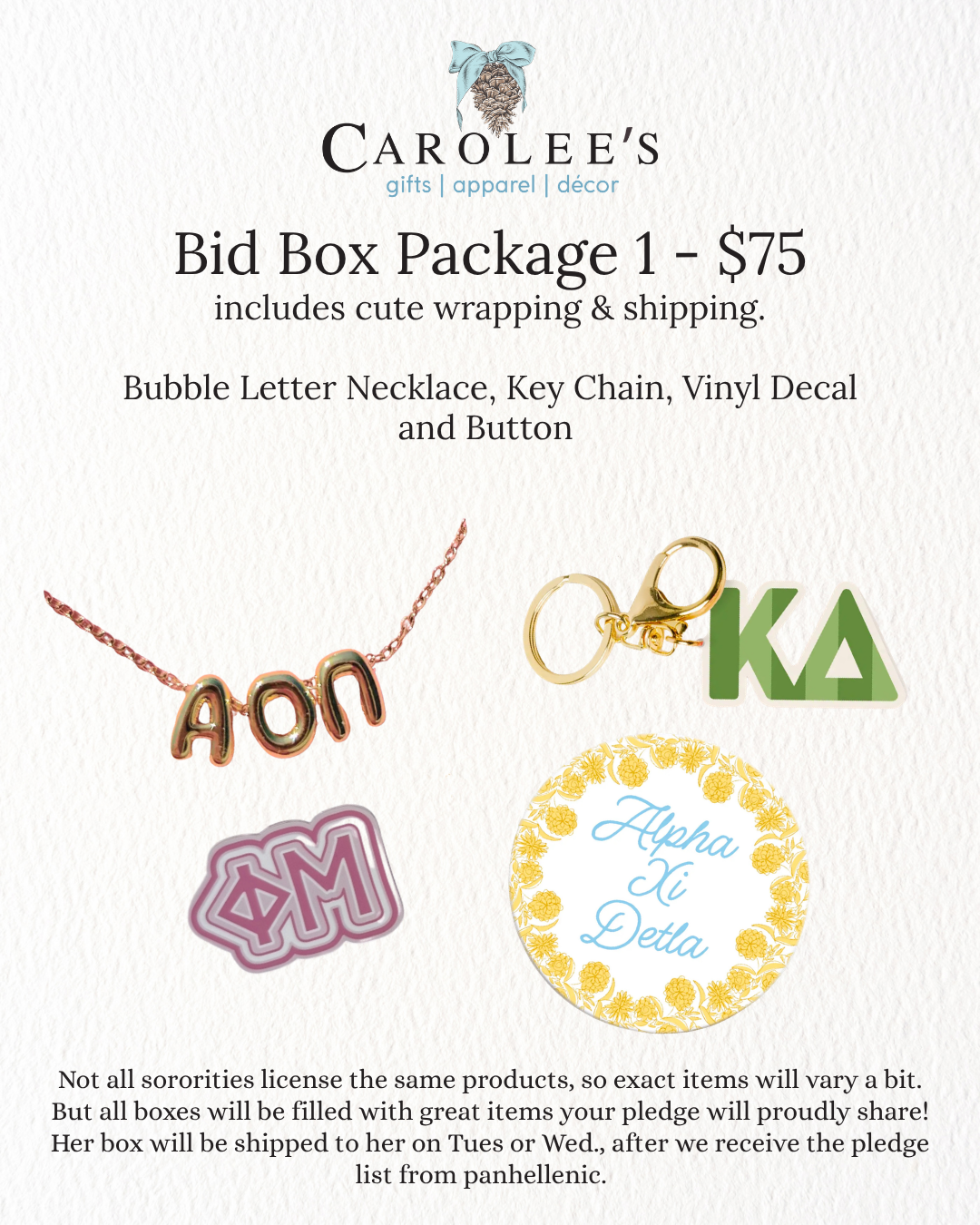 KSU Bid Box Package 1 - $75 (PREORDER)