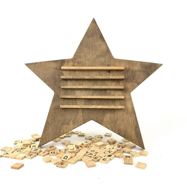 Star Scramble Board w/ Letters