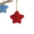 4th of July Felt Ornaments
