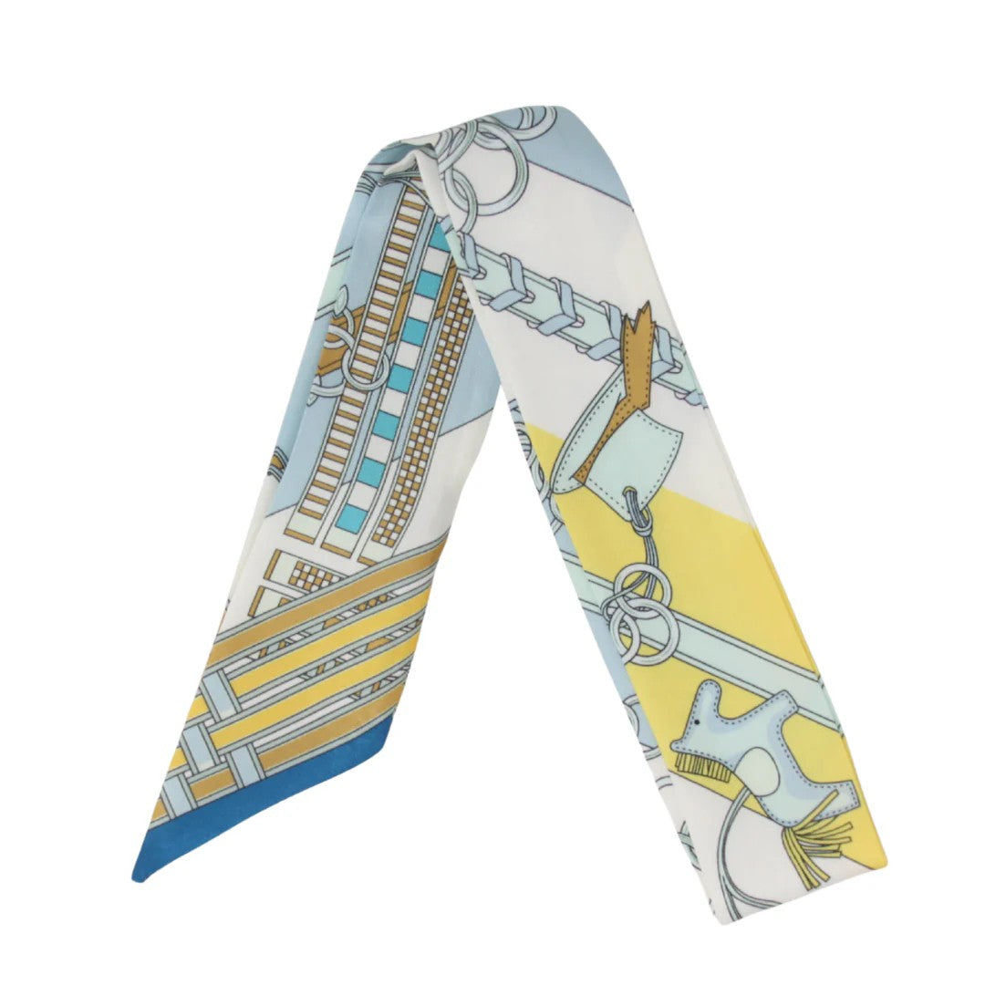 Skinny / "Twilly" Silk Print Scarves - GF