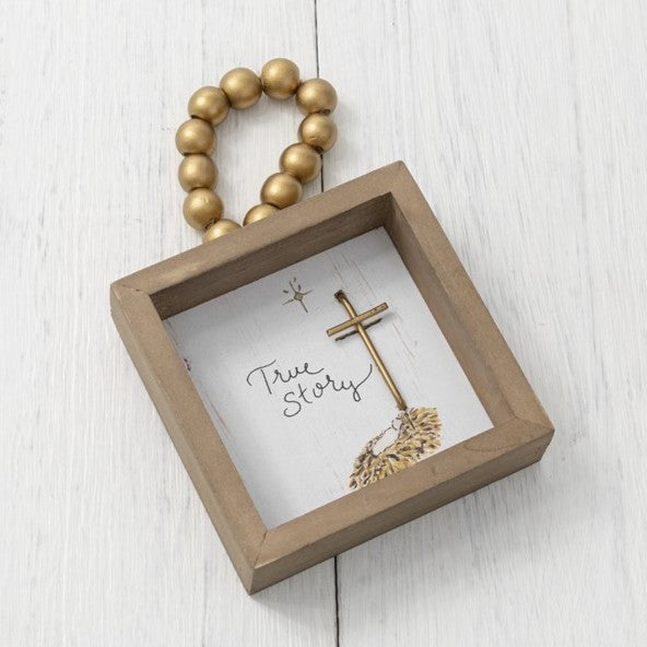 "True Story" Box Ornament