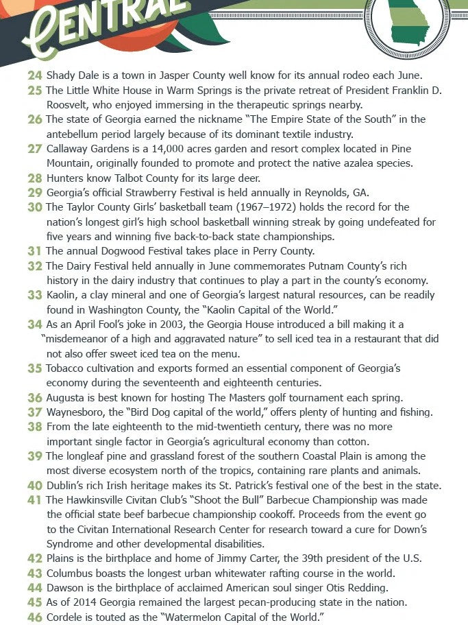 Georgia - The Peach State Puzzle