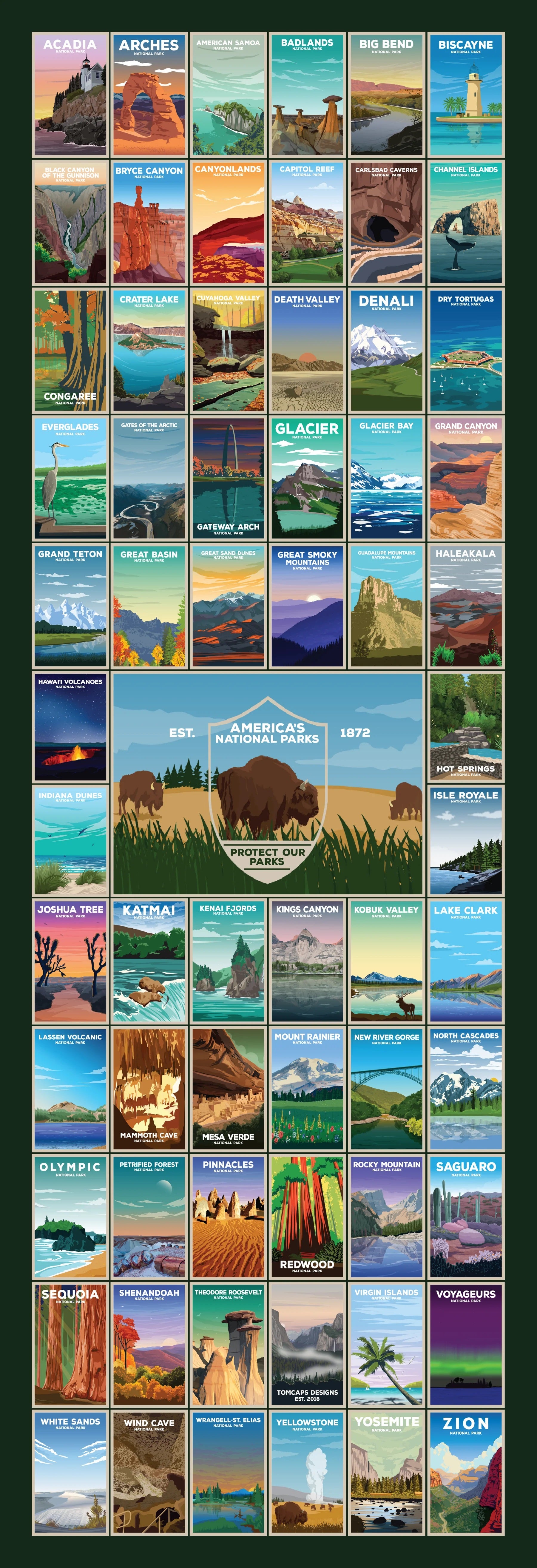 America's National Parks Puzzle