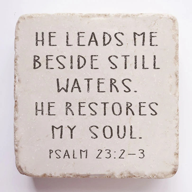 Scripture Marble Stone - Small