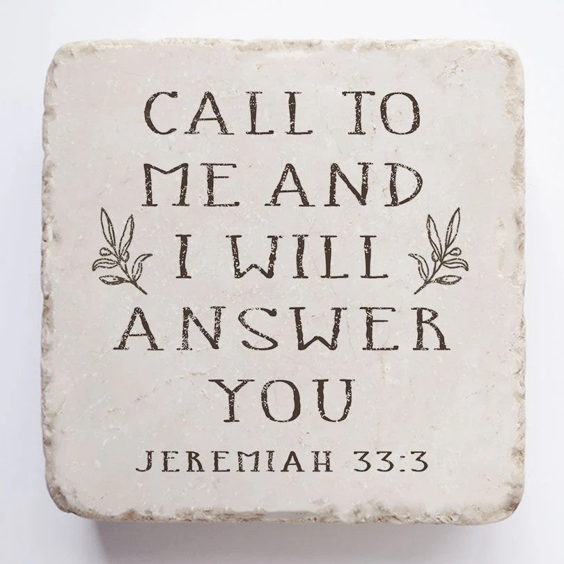 Scripture Marble Stone - Small