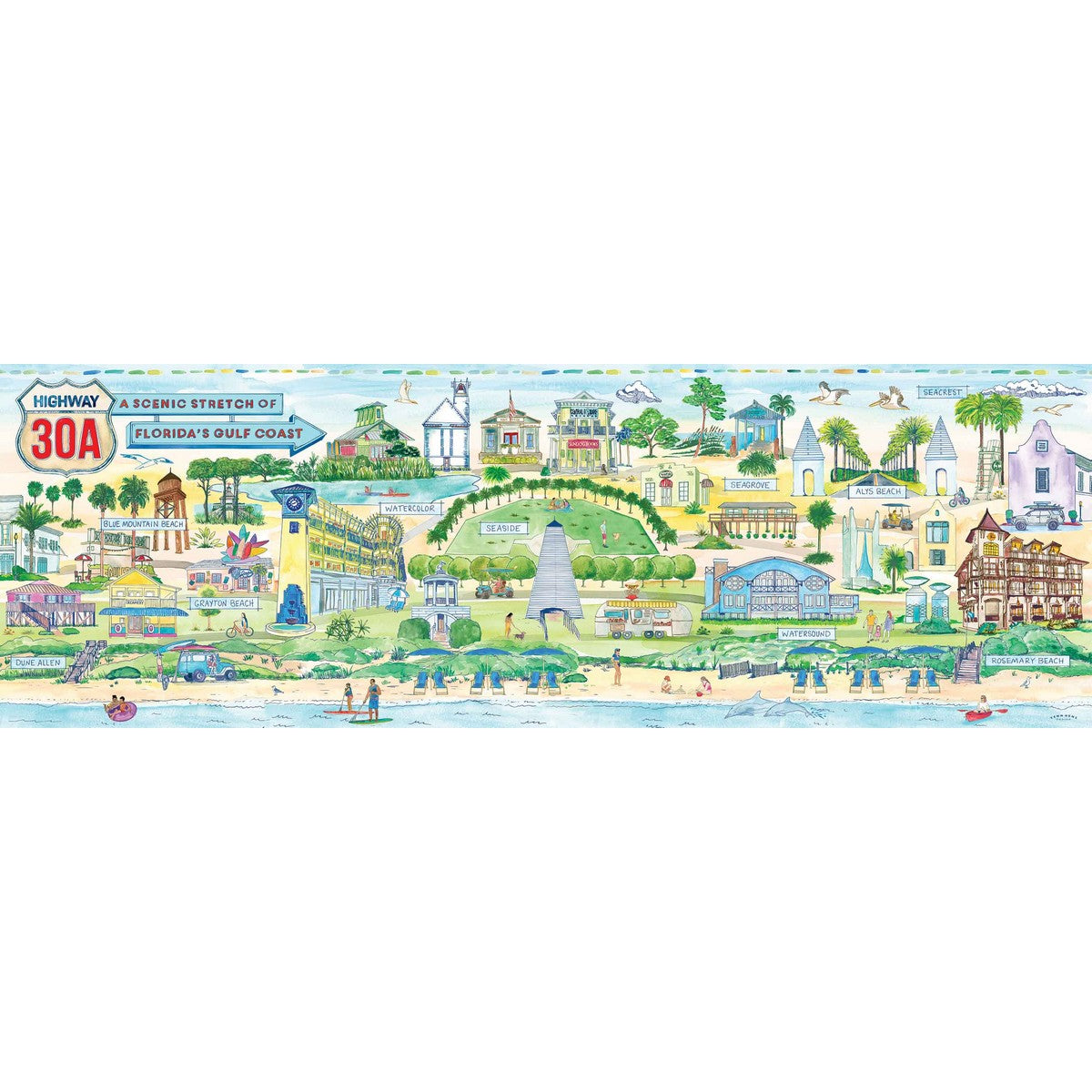 Florida: Communities of 30A Puzzle