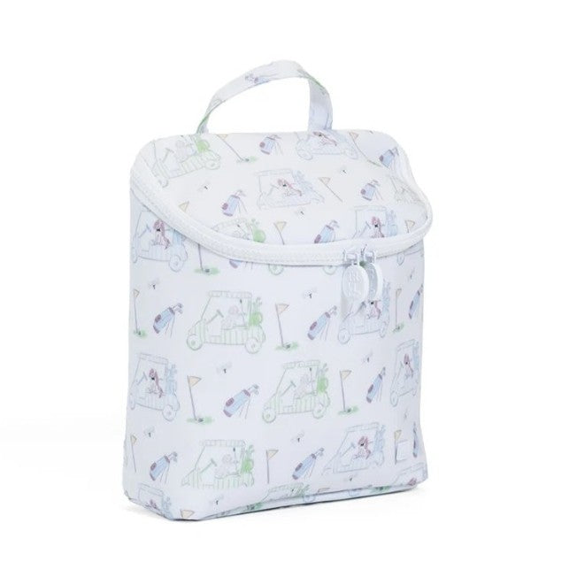 Keep your child's meals fresh and ready to go with the Take Away Insulated Lunch Bag. Designed for little hands, the easy 2-way zip opens effortlessly so kids can access their lunch independently. Compact and lightweight, it slides seamlessly into any backpack without taking up precious space. Inside, you'll find room for a full meal, drink, and snack, plus a dedicated mesh pocket perfect for ice packs, love notes, or small extras. The insulated design keeps food at the right temperature, whether it's headi