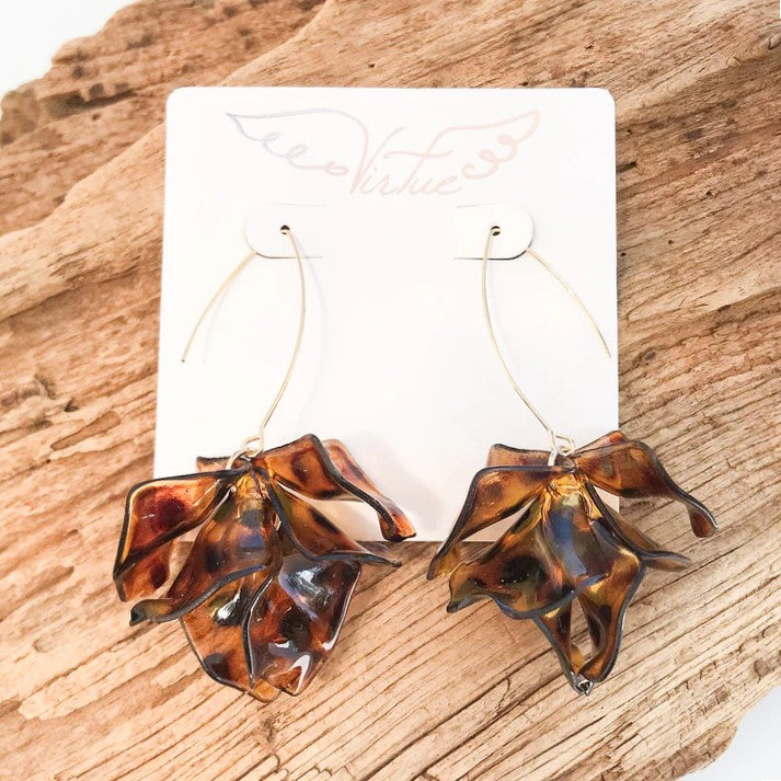 Hyacinth Tiered Marquis Earrings