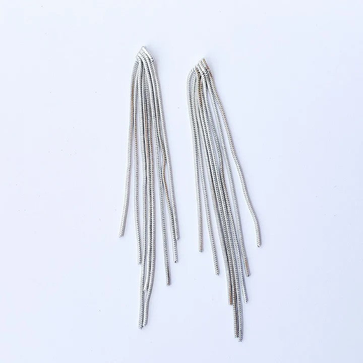 Metal Fringe Earrings