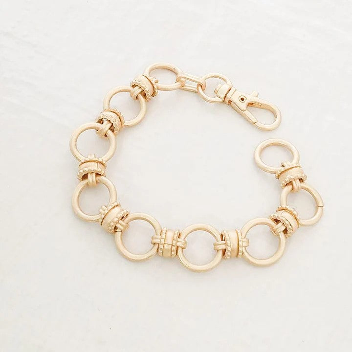 Chain Link Crown Bracelet