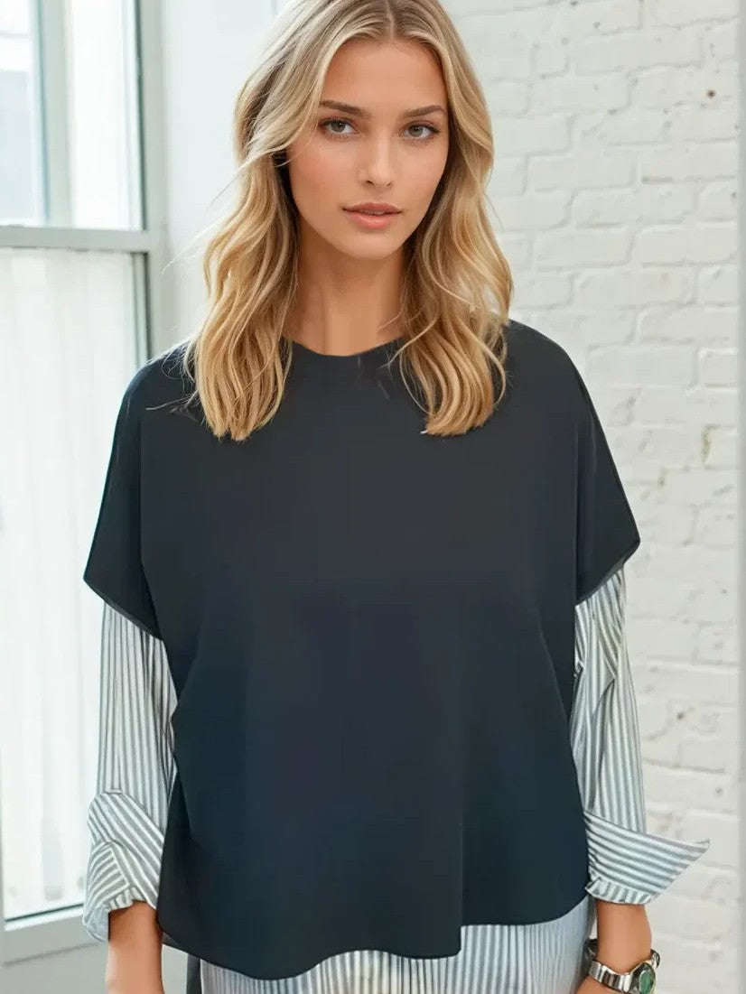 SoHo Capelet Top - Premium Viscose Smooth