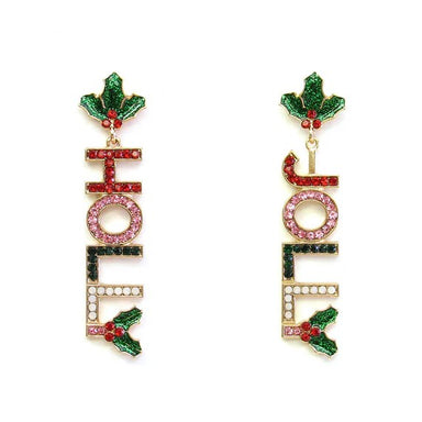 Add a festive touch to your holiday look with the "HOLLY JOLLY" Post Earrings. These playful Christmas earrings bring seasonal cheer to any outfit, making them perfect for parties or everyday wear during the holidays. Lightweight and comfortable, they’re designed to spread joy and sparkle wherever you go.