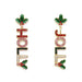 Add a festive touch to your holiday look with the "HOLLY JOLLY" Post Earrings. These playful Christmas earrings bring seasonal cheer to any outfit, making them perfect for parties or everyday wear during the holidays. Lightweight and comfortable, they’re designed to spread joy and sparkle wherever you go.