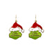 Add a festive touch to your holiday look with the Grinch "Merry Christmas" Post Earrings. These playful Christmas earrings bring seasonal cheer to any outfit, making them perfect for parties or everyday wear during the holidays. Lightweight and comfortable, they’re designed to spread joy and sparkle wherever you go.

1.0"