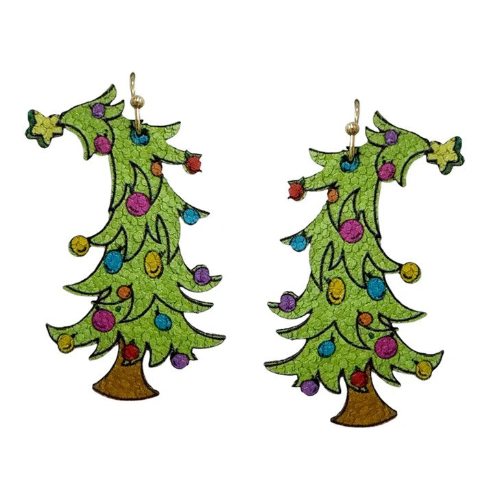 Add a festive touch to your holiday look with the Green Christmas Tree Earrings. These playful Christmas earrings bring seasonal cheer to any outfit, making them perfect for parties or everyday wear during the holidays. Lightweight and comfortable, they’re designed to spread joy and sparkle wherever you go.

2.0"