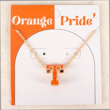 Collegiate Initial Necklaces