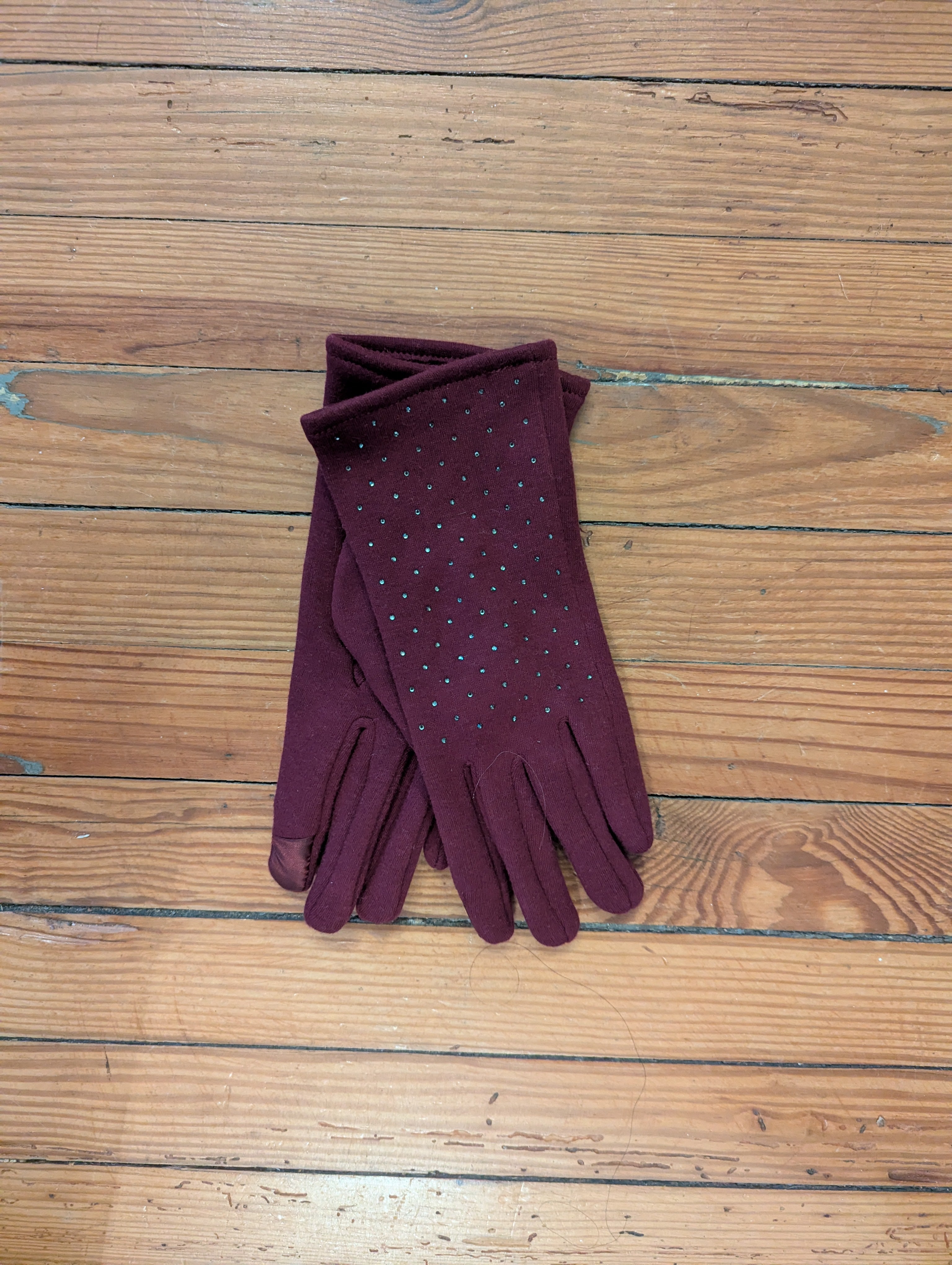 Glitter Gloves with Touch Screen Functionality