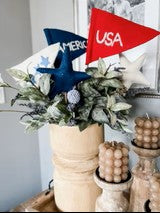 4th of July Felt Flags