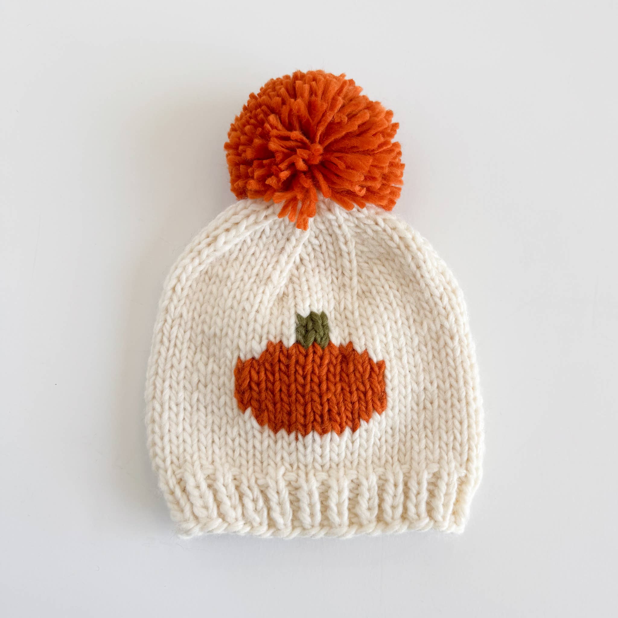Baby Pumpkin Hat / Pom Beanie